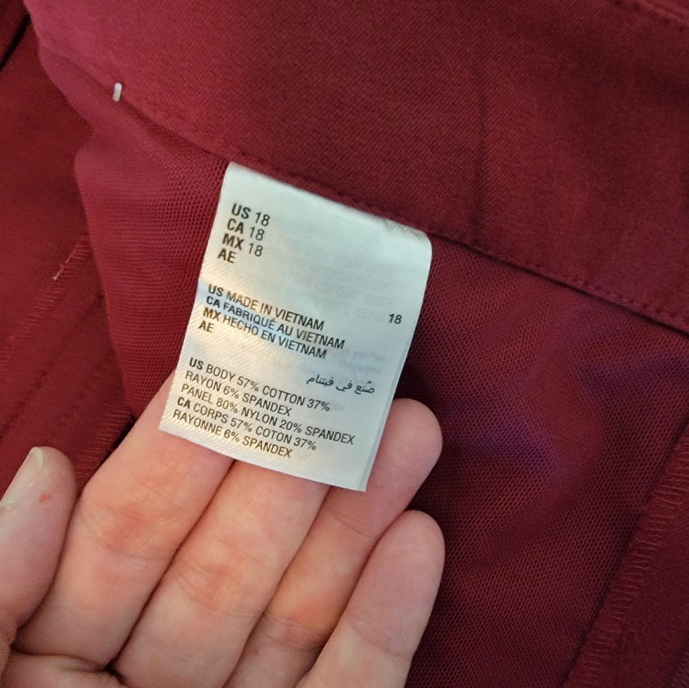 Charter Club Raspberry Pink Straight-Leg Pants - Picture 5 of 8